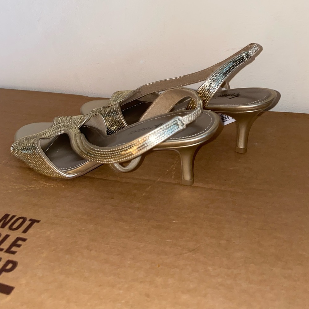 Fiona gold heels - Picture 3 of 5